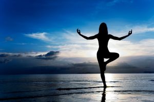 Meditation and yoga Meditation and yoga on the beach