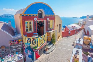 santorini greece streets santorini greece streets